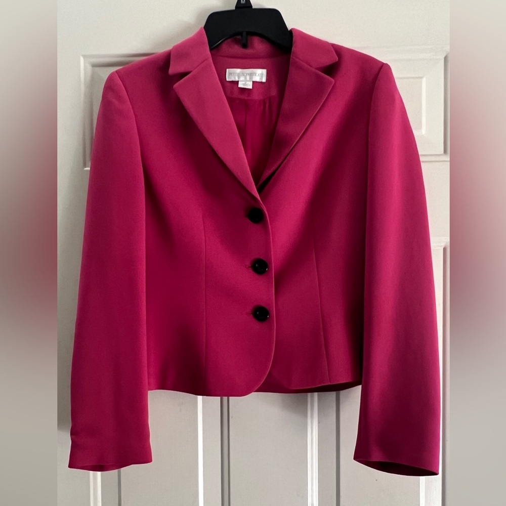 Petite Sophisticate Pink Blazer - Size 10
